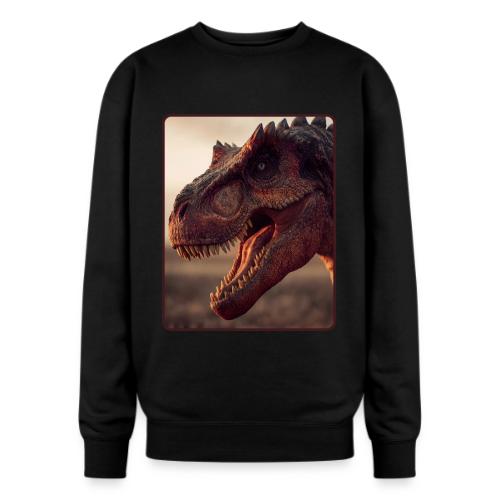 T Rex Roaring Close-Up Design - Oversized Crewneck Sweatshirt