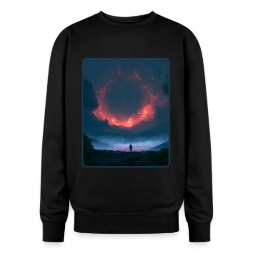 Supernova Reflection Space Scene - Oversized Crewneck Sweatshirt