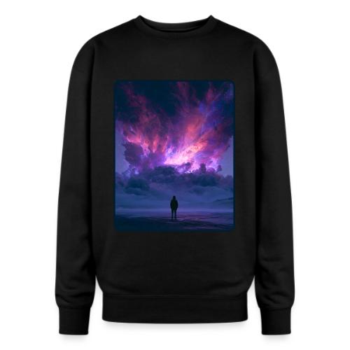 Cosmic Supernova Night Design - Oversized Crewneck Sweatshirt