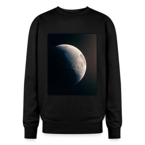 Crescent Moon Celestial Artwork - Oversized Crewneck Sweatshirt