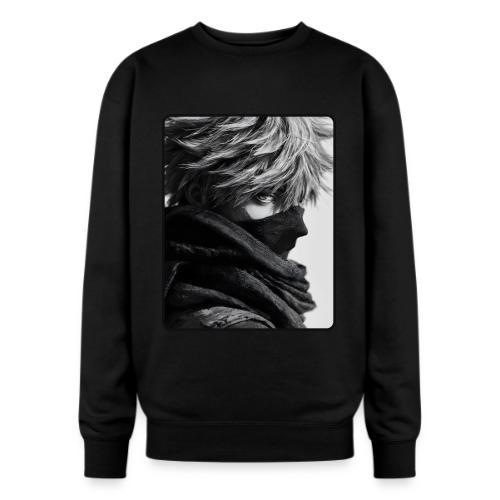 Battle-Worn Ninja Portrait - Oversized Crewneck Sweatshirt