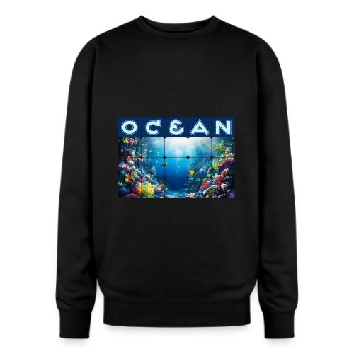 Ocean: Neon Reef Glow - Oversized Crewneck Sweatshirt