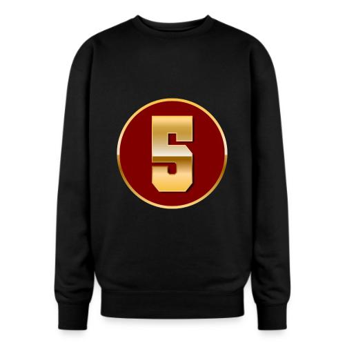 Number 5 in Gold Varsity Font - Oversized Crewneck Sweatshirt