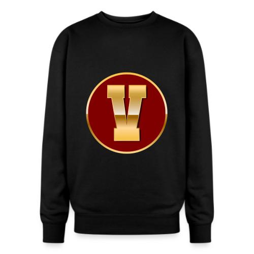 Letter V – Capital Varsity Alphabet Monogram - Oversized Crewneck Sweatshirt