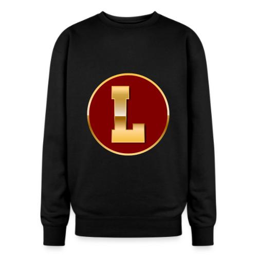 Letter L – Capital Varsity Alphabet Monogram - Oversized Crewneck Sweatshirt