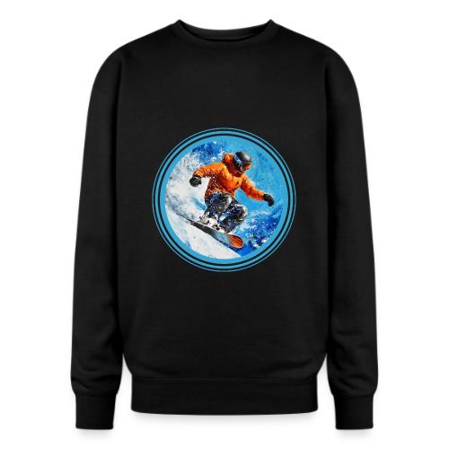 Snowboarding Motion - Oversized Crewneck Sweatshirt