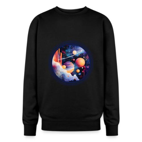 Floating Planetscape - Oversized Crewneck Sweatshirt