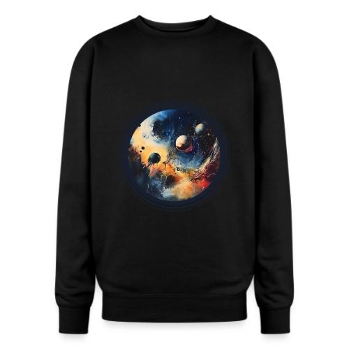 Chaotic Color Planets - Oversized Crewneck Sweatshirt