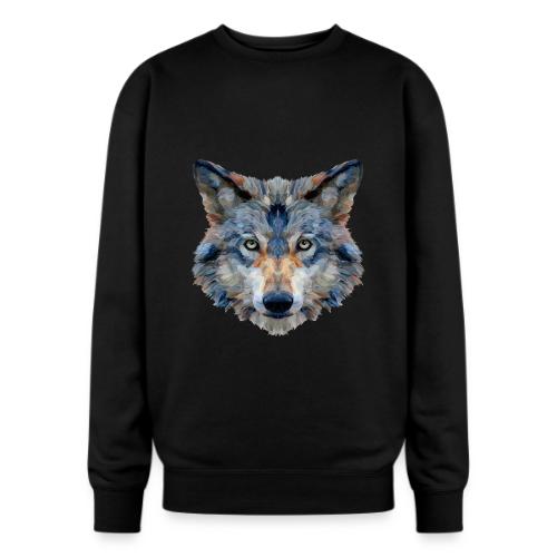 Wolf: Chromatic Wild Gaze - Oversized Crewneck Sweatshirt