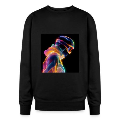 Snowboarding: Neon Gravity Ride - Oversized Crewneck Sweatshirt
