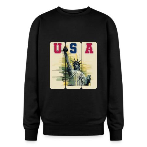 Art illustration of the Statue of Liberty - Oversized Crewneck Sweatshirt