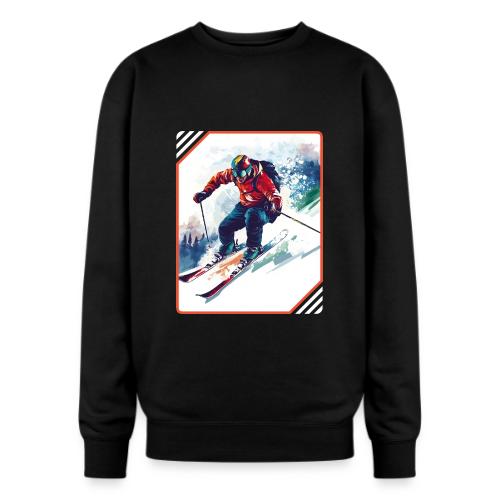 Skiing is Life - Oversized Crewneck Sweatshirt