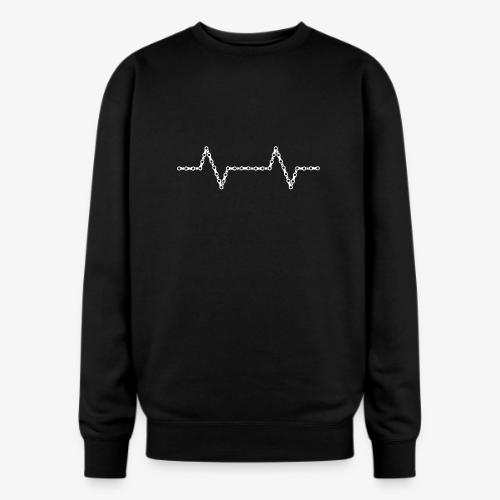 Bike Chain Heartbeat - Oversized Crewneck Sweatshirt
