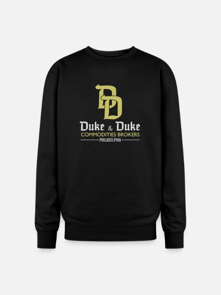 Duke and Duke - Oversized Crewneck Sweatshirt - black