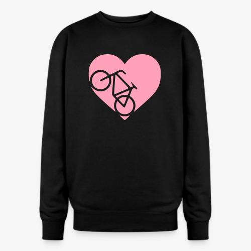 heart_bicycle_cutout - Oversized Crewneck Sweatshirt