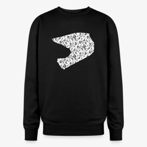 Floral Helmet - Oversized Crewneck Sweatshirt