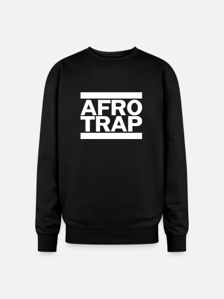 Afro Trap - Oversized Crewneck Sweatshirt - black