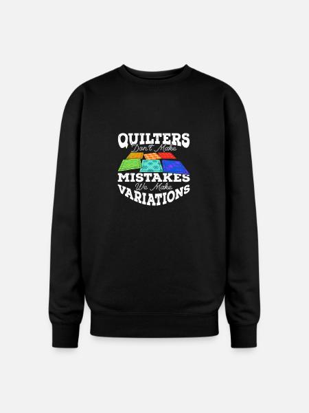 Quilting - Oversized Crewneck Sweatshirt - black
