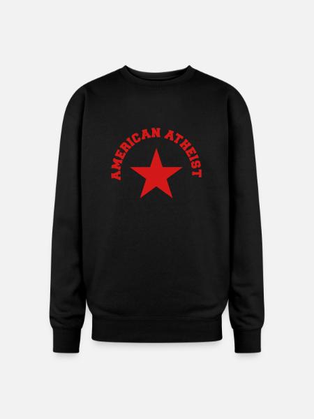American Atheist - Oversized Crewneck Sweatshirt - black