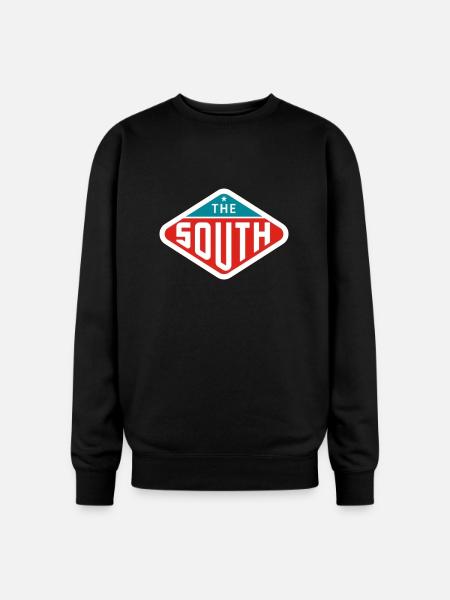 The South - Oversized Crewneck Sweatshirt - black