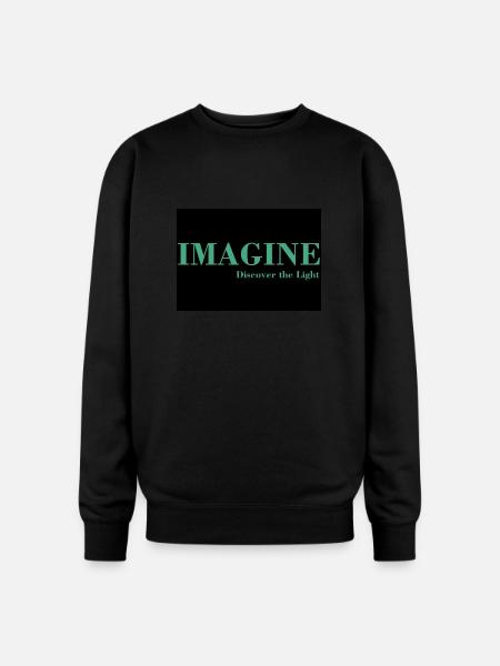 IMAGINE - Oversized Crewneck Sweatshirt - black