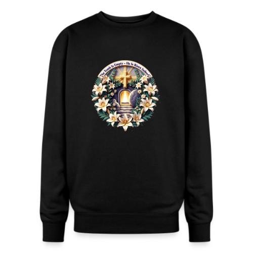 Easter The Tomb Is Empty T Shirt, Christian Gift - Oversized Crewneck Sweatshirt