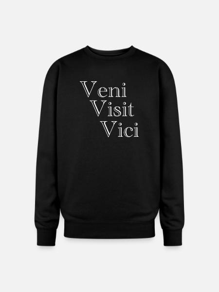 Veni Visit Vici - Oversized Crewneck Sweatshirt - black
