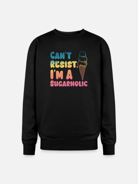 Sugarholic Ice Cream Pop - Oversized Crewneck Sweatshirt - black