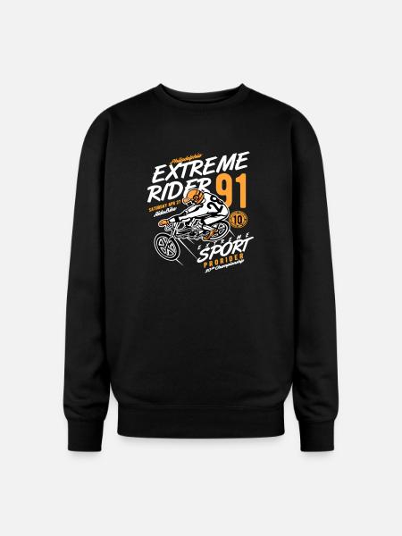 Extreme Rider 91 BMX - Oversized Crewneck Sweatshirt - black