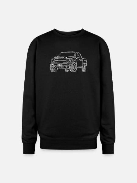 F150 Raptor - Oversized Crewneck Sweatshirt - black