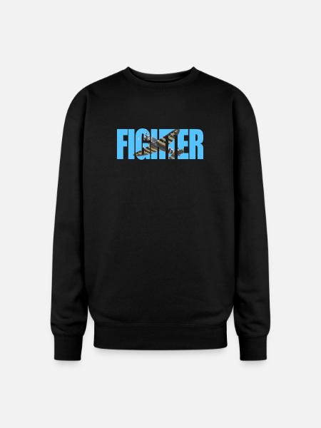 P-47 Thunderbolt - Oversized Crewneck Sweatshirt - black