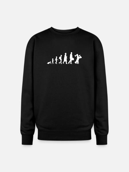 Break Dancer Evolution - Oversized Crewneck Sweatshirt - black