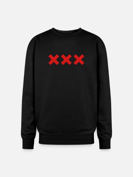 Amsterdam - Oversized Crewneck Sweatshirt - black