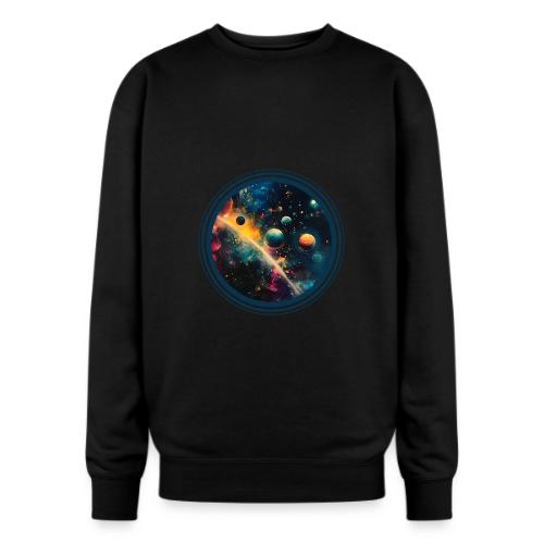 Painted Planetscape - Oversized Crewneck Sweatshirt