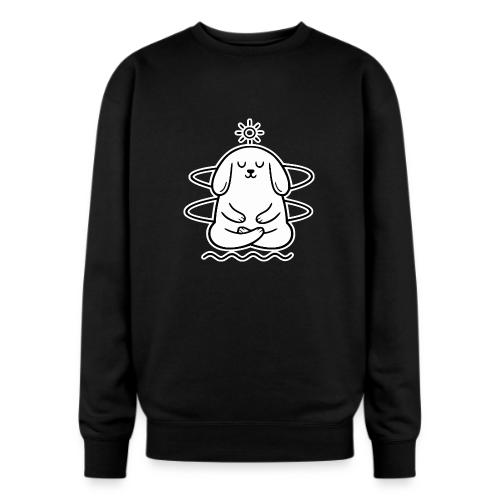 Cute Meditating Bunny Zen Yoga Animal - Oversized Crewneck Sweatshirt