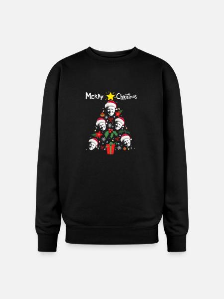 MERRY CHRISTMAS AA3 - Oversized Crewneck Sweatshirt - black
