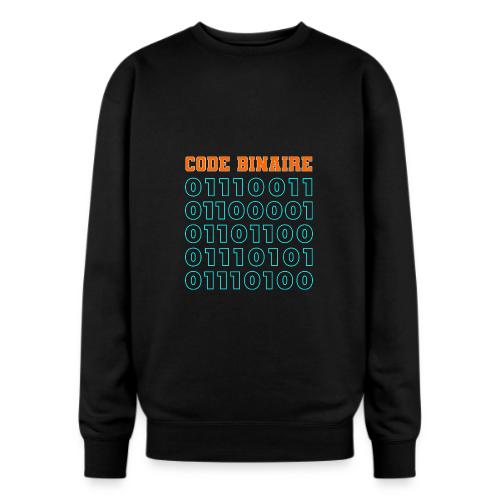 Hi in binary code - Oversized Crewneck Sweatshirt