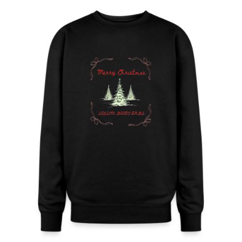 Beautiful Green Christmas Tree Graphic - Oversized Crewneck Sweatshirt