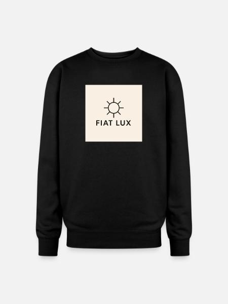 Fiat Lux Sun Emblem - Oversized Crewneck Sweatshirt - black