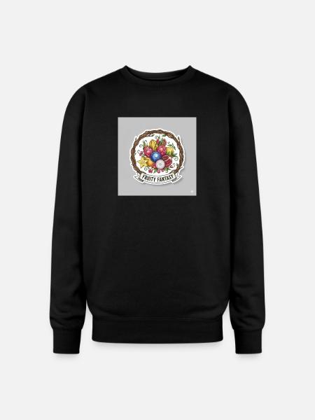 Fruity Fantasy Fruit Medley - Oversized Crewneck Sweatshirt - black