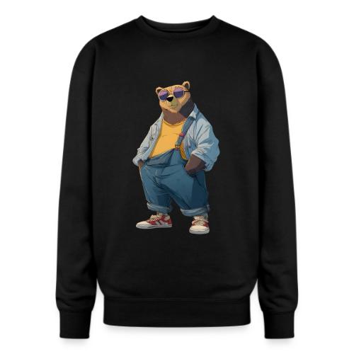 Fashion Streetwear Bear Cartoon Art - Oversized Crewneck Sweatshirt