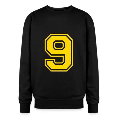 Number 9 in a classic athletic collegiate font - Oversized Crewneck Sweatshirt