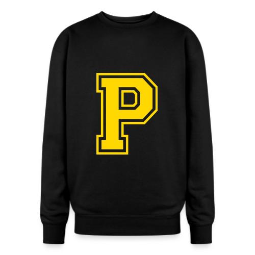 Letter P – Capital Athletic Alphabet Monogram - Oversized Crewneck Sweatshirt