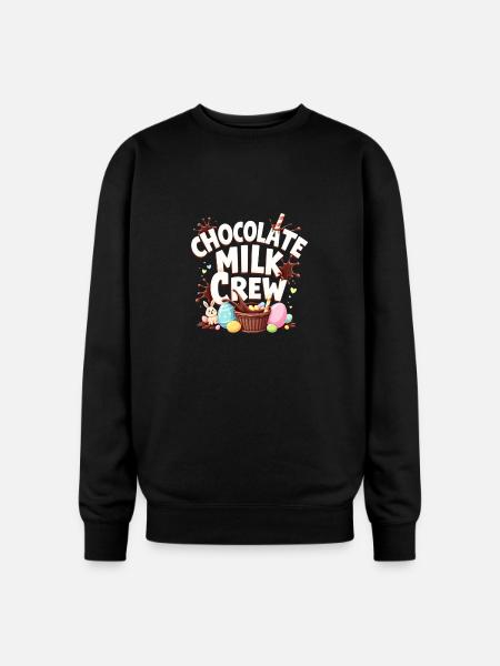 CHOCOLATE MILK CREW - Oversized Crewneck Sweatshirt - black