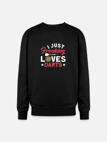Darts Dart Player - Oversized Crewneck Sweatshirt - black