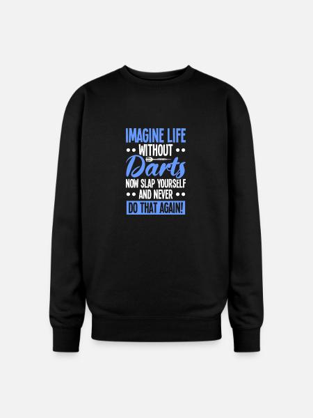 Darts Dart Player - Oversized Crewneck Sweatshirt - black