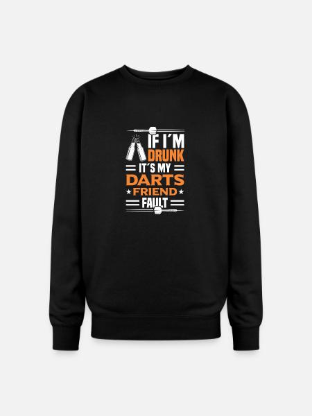 Darts Dart Player - Oversized Crewneck Sweatshirt - black