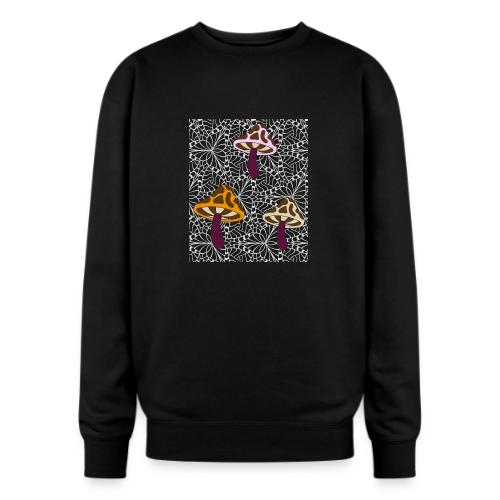 Fall Season Mushroom Designs - Oversized Crewneck Sweatshirt