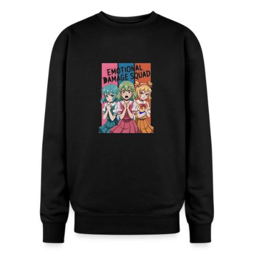 Emotional Damage Squad – Funny Anime Schoolgirl - Oversized Crewneck Sweatshirt