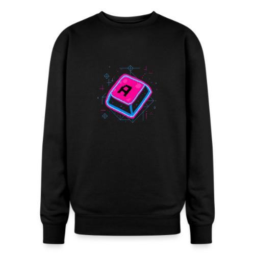 Neon Pixel A Key - Oversized Crewneck Sweatshirt